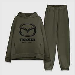Женский костюм оверсайз Mazda Zoom-Zoom, цвет: хаки