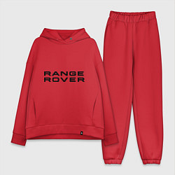 Женский костюм оверсайз Range Rover, цвет: красный