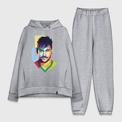Женский костюм оверсайз Neymar: fun-art, цвет: меланж