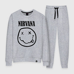 Костюм хлопковый женский Nirvana, цвет: меланж