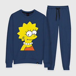 Костюм хлопковый женский Lisa Simpson, цвет: тёмно-синий