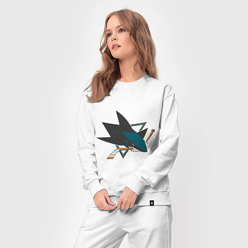 Женский костюм San Jose Sharks / Белый – фото 3