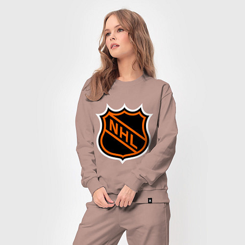 Женский костюм NHL / Пыльно-розовый – фото 3