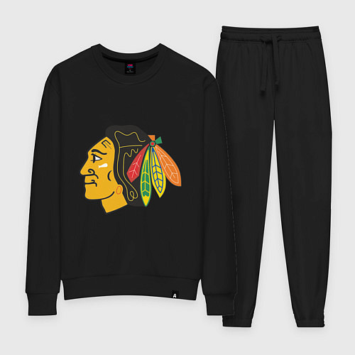 Женский костюм Chicago Blackhawks / Черный – фото 1