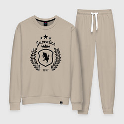 Костюм хлопковый женский Juventus King 1897, цвет: миндальный
