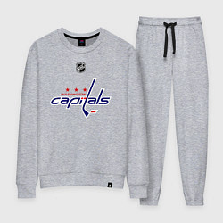 Костюм хлопковый женский Washington Capitals: Ovechkin 8, цвет: меланж