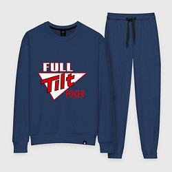 Костюм хлопковый женский Full Tilt Poker, цвет: тёмно-синий