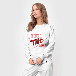 Костюм хлопковый женский Full Tilt Poker, цвет: белый — фото 2