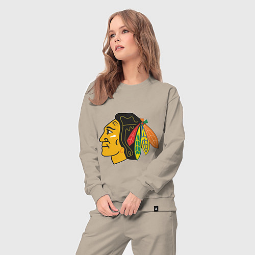 Женский костюм Chicago Blackhawks / Миндальный – фото 3