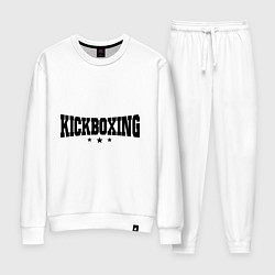 Костюм хлопковый женский Kickboxing, цвет: белый