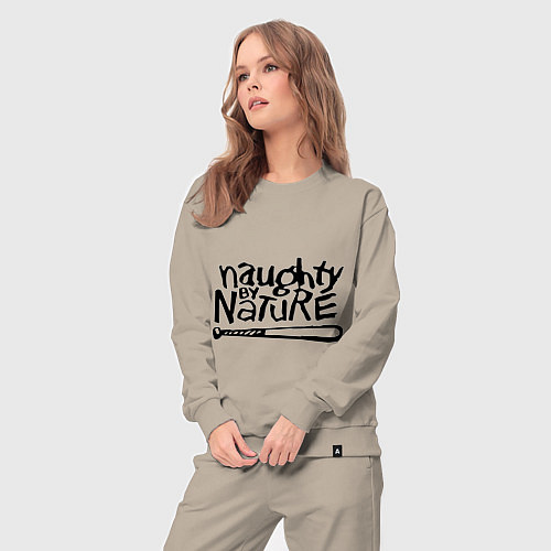 Женский костюм Naughty by nature / Миндальный – фото 3