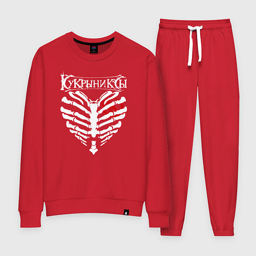Женский костюм Кукрыниксы / Красный – фото 1