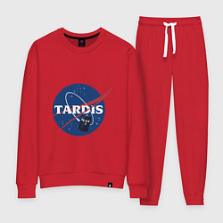 Костюм хлопковый женский Tardis NASA, цвет: красный