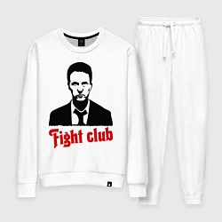 Костюм хлопковый женский Fight Club: Edward Norton, цвет: белый