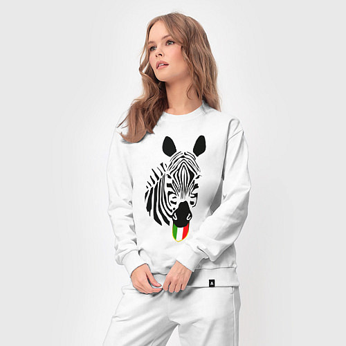 Женский костюм Juventus Zebra / Белый – фото 3