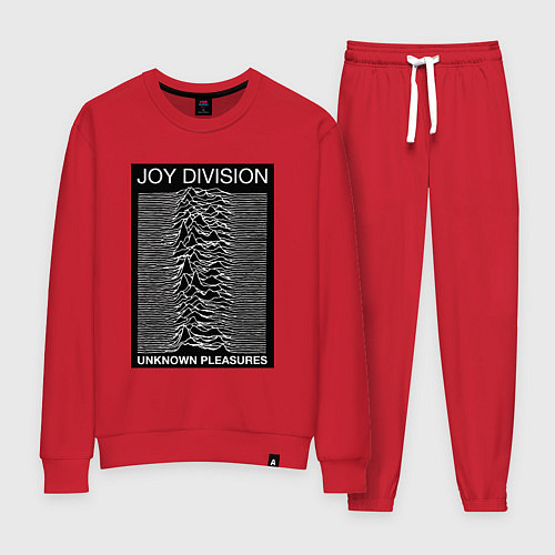Женский костюм Joy Division: Unknown Pleasures / Красный – фото 1