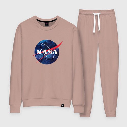 Женский костюм NASA: Cosmic Logo / Пыльно-розовый – фото 1