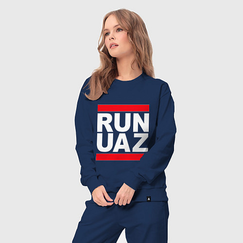 Женский костюм Run UAZ / Тёмно-синий – фото 3