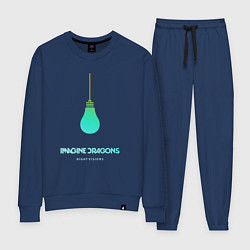 Костюм хлопковый женский Imagine Dragons: Night Visions, цвет: тёмно-синий