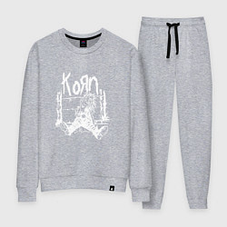 Костюм хлопковый женский Korn, цвет: меланж