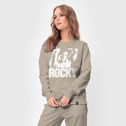 Костюм хлопковый женский Rocky Balboa, цвет: миндальный — фото 2