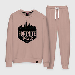 Костюм хлопковый женский Fortnite Forever, цвет: пыльно-розовый
