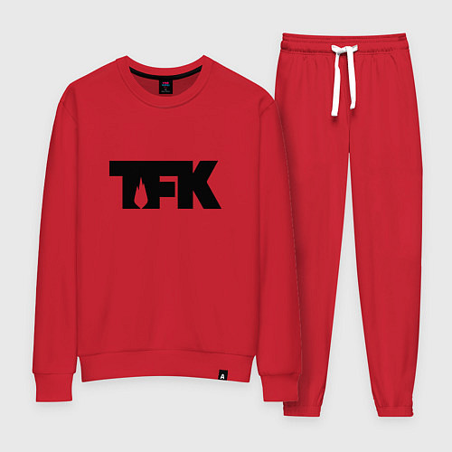 Женский костюм TFK: Black Logo / Красный – фото 1