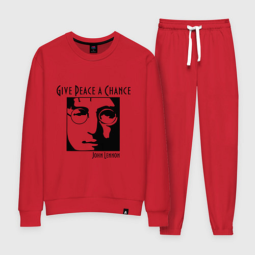 Женский костюм Give Peace a Chance / Красный – фото 1