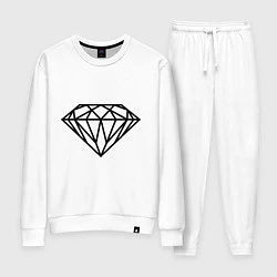 Костюм хлопковый женский SWAG Diamond, цвет: белый