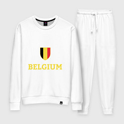 Костюм хлопковый женский Belgium, цвет: белый