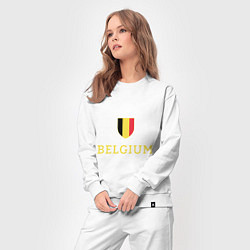Костюм хлопковый женский Belgium, цвет: белый — фото 2
