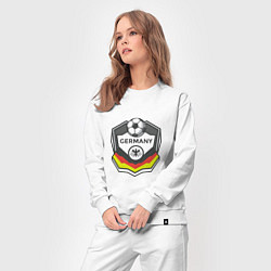 Костюм хлопковый женский Germany League, цвет: белый — фото 2