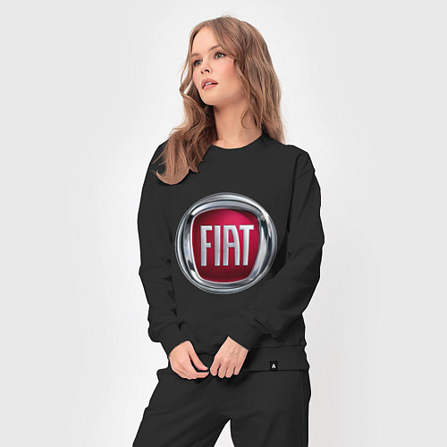 Женский костюм FIAT logo / Черный – фото 3