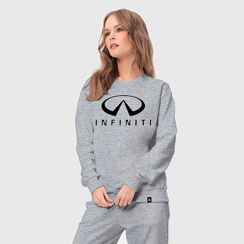 Женский костюм Infiniti logo / Меланж – фото 3