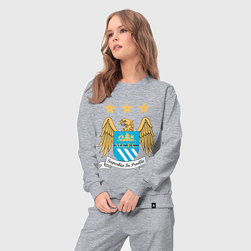 Женский костюм Manchester City FC / Меланж – фото 3