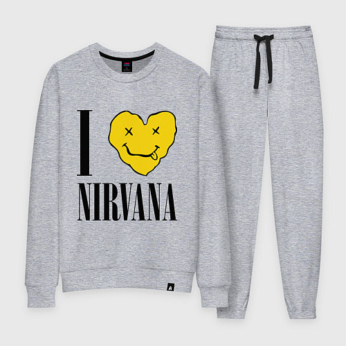 Женский костюм I love Nirvana / Меланж – фото 1