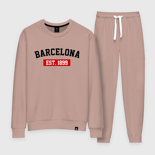 Женский костюм FC Barcelona Est. 1899 / Пыльно-розовый – фото 1