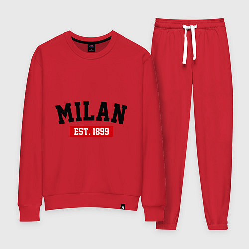 Женский костюм FC Milan Est. 1899 / Красный – фото 1