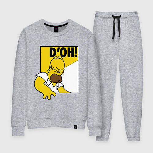 Женский костюм Homer D'OH! / Меланж – фото 1