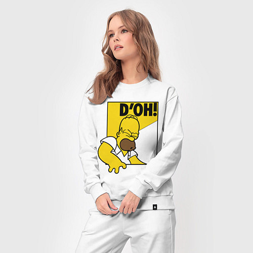 Женский костюм Homer D'OH! / Белый – фото 3