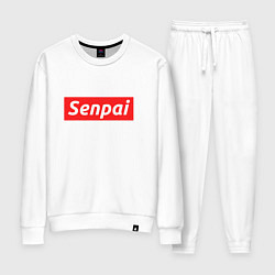 Костюм хлопковый женский Senpai Supreme, цвет: белый