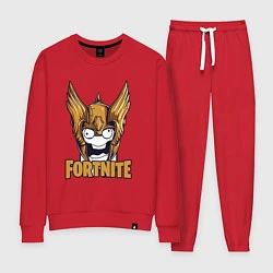 Костюм хлопковый женский Fortnite Angel, цвет: красный