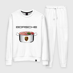 Костюм хлопковый женский Borsche, цвет: белый