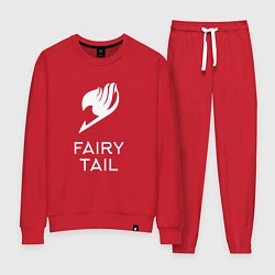 Костюм хлопковый женский Fairy Tail, цвет: красный