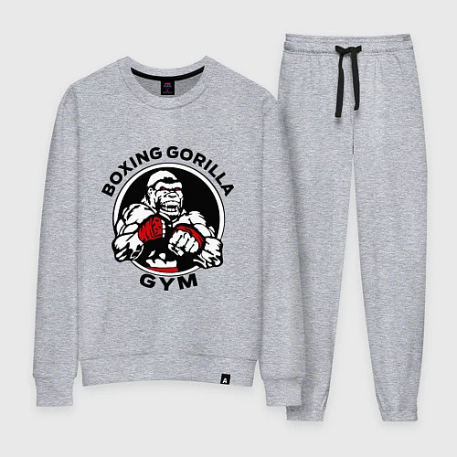 Женский костюм Boxing gorilla gym / Меланж – фото 1