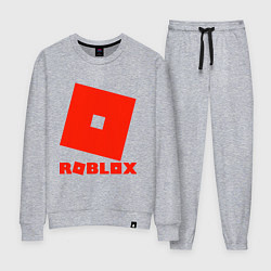 Костюм хлопковый женский Roblox Logo, цвет: меланж