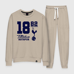 Костюм хлопковый женский FC Tottenham 1882, цвет: миндальный