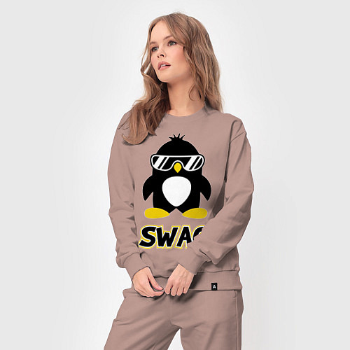 Женский костюм SWAG Penguin / Пыльно-розовый – фото 3