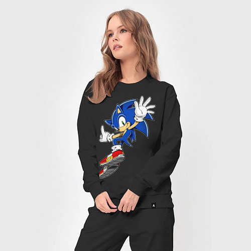 Женский костюм Sonic / Черный – фото 3