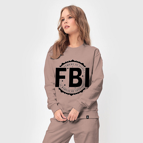 Женский костюм FBI Agency / Пыльно-розовый – фото 3